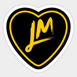 lm yellow Sticker